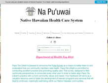 Tablet Screenshot of napuuwai.org